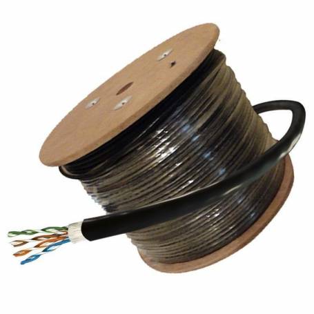 Cable  UTP Categoria 5 EXTERIOR 305mts  4 pares AWG24