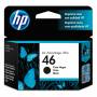 HP 46 Original Ink Cartridge Negro (CZ637AL)
