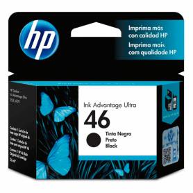 HP 46 Original Ink Cartridge Negro (CZ637AL)