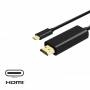 Cable USB "Type c" a HDMI 1,8 MTS