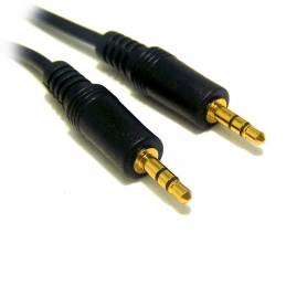 Cable de mini Plug stereo a MPS, Puntas doradas | AxA
