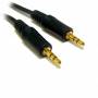 Cable de mini Plug stereo a MPS, Puntas doradas | AxA