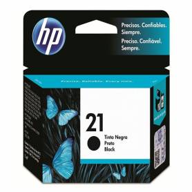 Cartucho   HP 21 original de tinta negra