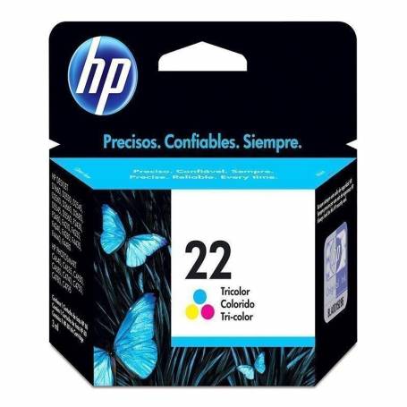 Cartucho   HP 22 original de tinta tricolor