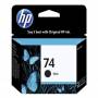 Cartucho   HP 74 original de tinta negra