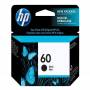 Cartucho   HP 60 original de tinta negra