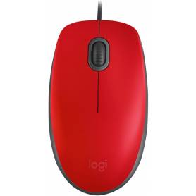 Mouse Óptico Logitech M110 SILENT USB Red *OFERTA*