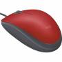 Mouse Óptico Logitech M110 SILENT USB Red *OFERTA*