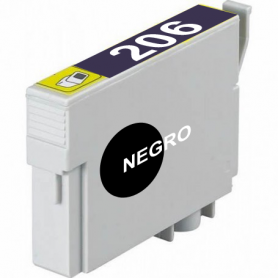 Cartucho para Epson 206  negro alternativo