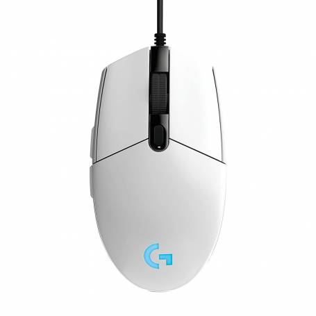 Mouse Gamer Logitech G203 Lightsync White RGB 8000 DPI 6 Botones Blanco