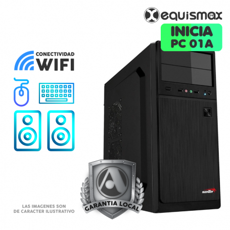 Pc Equismax Explora Ryzen 3 3200G, 8GB de Ram, Disco SSD
