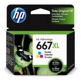 HP 667 XL Original Ink Cartridge Tri-Color (3YM80AL) *Oferta