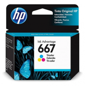 HP 667 Original Ink Cartridge Tri Color (3YM78AL) *OFERTA*