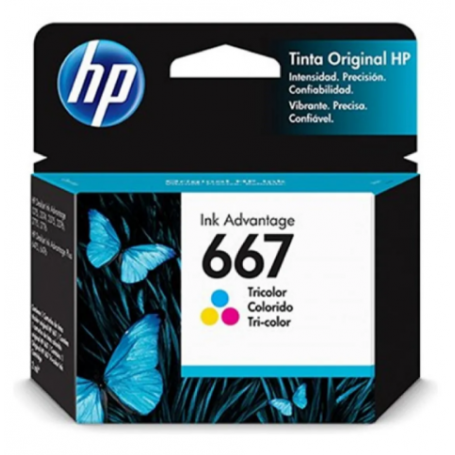 HP 667 Original Ink Cartridge Tri Color (3YM78AL) *OFERTA*