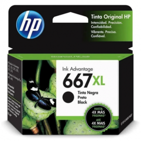 HP 667 XL Original Ink Cartridge Negro (3YM81AL) * Oferta