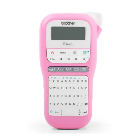Rotuladora Brother PT-H110PK Rosa + 3 cintas de regalo