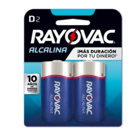 Pila alc. D2 *por unidad* RAYOVAC | AxA Computación S.A.