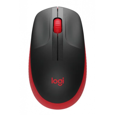 Mouse Logitech M190 full wi-fi - Rojo / negro Logitech