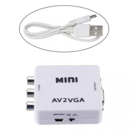 CONVERSOR RCA A VGA (AV2VGA) | AxA Computación S.A.