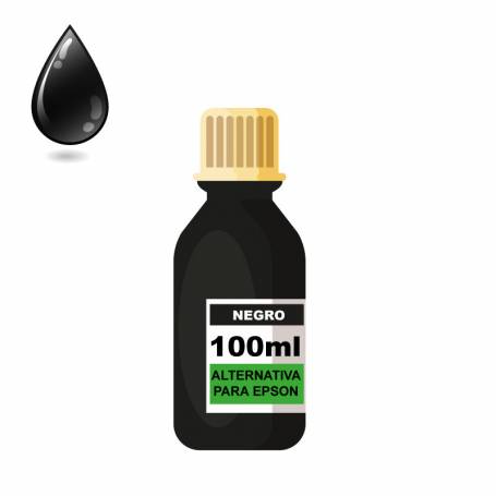 Tinta sublimacion negra para epson 100 ml
