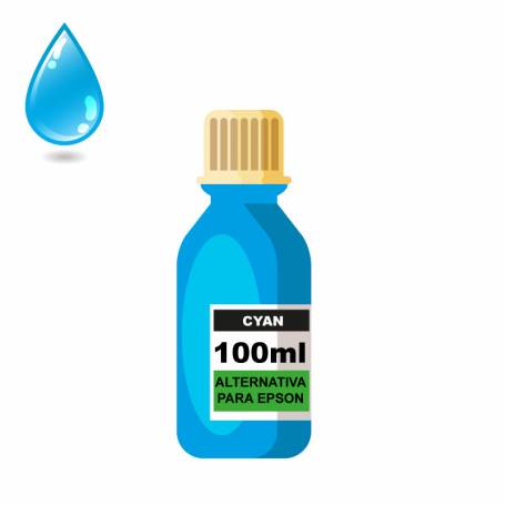 Tinta sublimacion cian para epson 100 ml