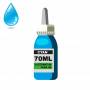 Tinta cian compatible para HP,  70 ml alternativa