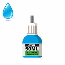 Tinta Para Brother x 50ML Cyan alternativa