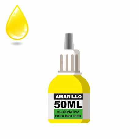 Tinta Para Brother x 50ML Amarilla alternativa
