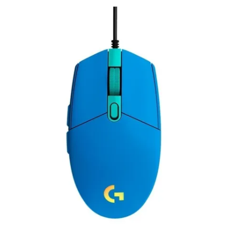 Mouse Gamer Logitech G203 Lightsync Blue RGB 8000 DPI 6 Botones