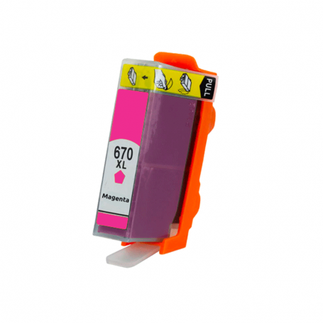 Alternativo 670 XL Magenta compatible para HP