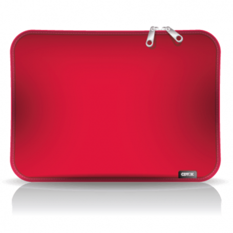Funda para notebook de Neoprene CdTek 15,6" Roja Lisa CdTek