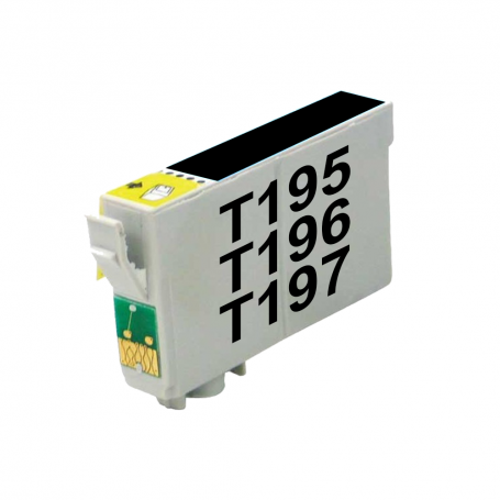Cartucho para Epson 195 / 196 / 197 negro alternativo