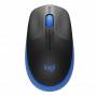 Mouse Logitech M190 full wi-fi - Azul / Negro