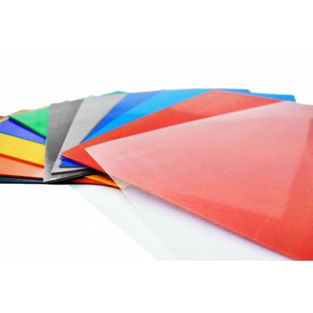 Tapa A4 COLORES para encuadernación x unidad GLOBAL