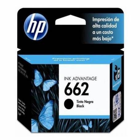 Cartucho HP 662 original de tinta negra