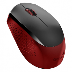 Mouse Genius NX-8000S Inalámbrico Silencioso Rojo/Negro