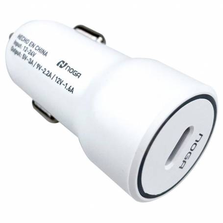 Adaptador de 12V / 24V a USB "Type C" 3A-20W Noga