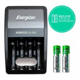Cargador Energizer Maxi para 4 Pilas AA o AAA + 2 Pilas