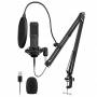 Micrófono unidireccional condenser Streamer Noga MIC-ST700