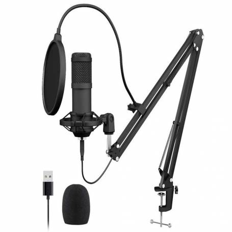 Micrófono unidireccional condenser Streamer Noga MIC-ST700