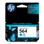 Cartucho  HP 564 original de tinta cian