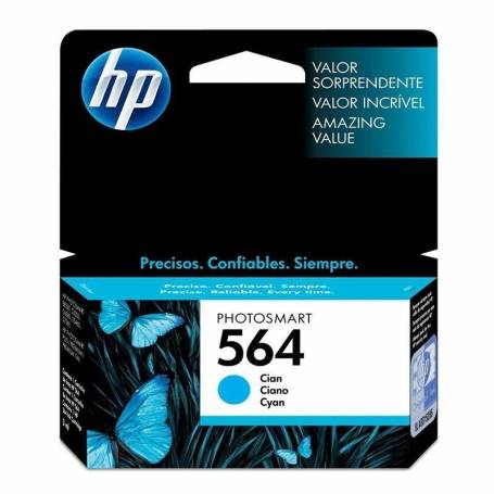 Cartucho  HP 564 original de tinta cian