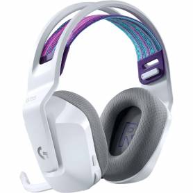 Auriculares *inalámbricos* Logitech G733 blanco con luz RGB LED