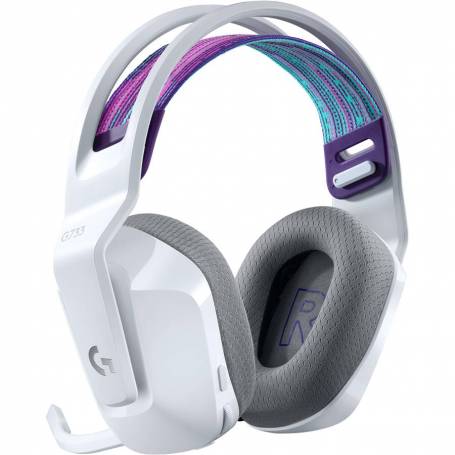 Auriculares *inalámbricos* Logitech G733 blanco con luz RGB LED
