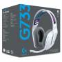 Auriculares *inalámbricos* Logitech G733 blanco con luz RGB LED