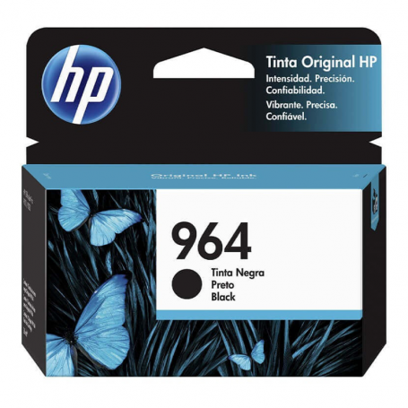 HP 964 Original Ink Cartridge Negro (3JA53AL) HP | AxA