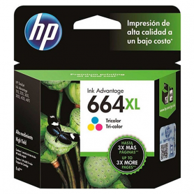 HP 664 XL Original Ink Cartridge Tri-Color (F6V30AL)
