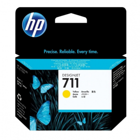 HP 711 Original Ink Cartridge Amarillo (CZ132A) *Oferta