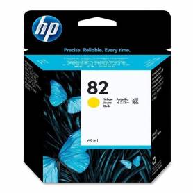 Cartucho   HP 82 original de tinta amarillo