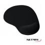 Mouse Pad Con apoya muñeca Netmak Negro